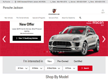 Tablet Screenshot of porscheofjackson.com